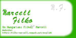 marcell filko business card